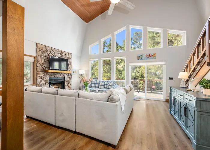 Coastal Retreat King Beds Big Sur Cabin Evcharger