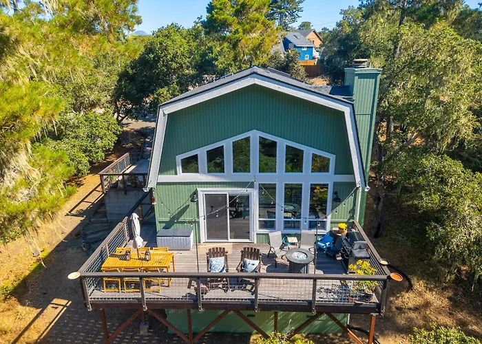 Coastal Retreat King Beds Big Sur Cabin Evcharger