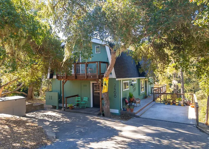 Coastal Retreat King Beds Big Sur Cabin Evcharger